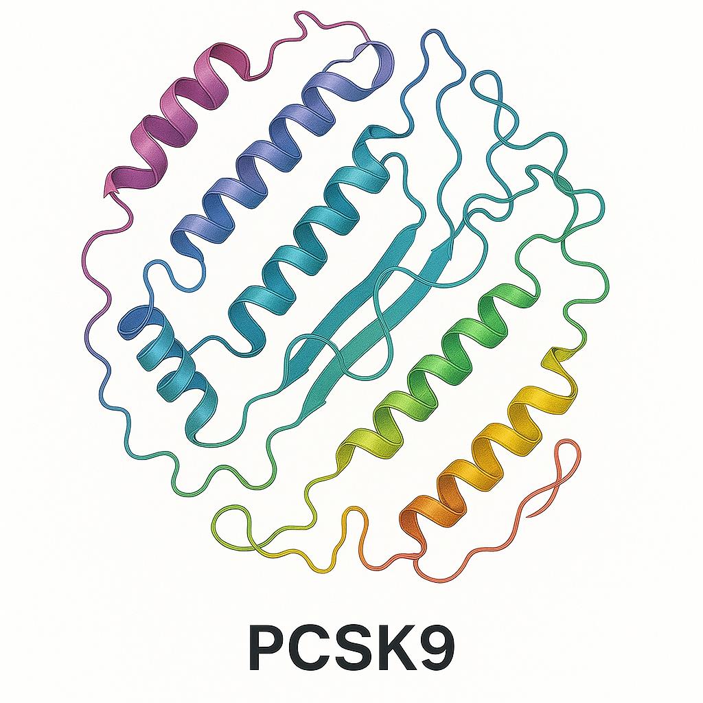 PCSK9 stands for Proprotein Convertase Subtilisin/Kexin Type 9.
It’s a protein made in the liver that plays a key role in regulating cholesterol levels in your blood.
